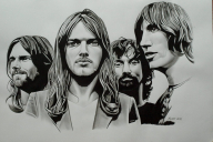 Pink Floyd - tužka, tuš - 62x42 cm.JPG